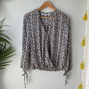 Collective Concepts | Sheer Blouse w Gold Thread